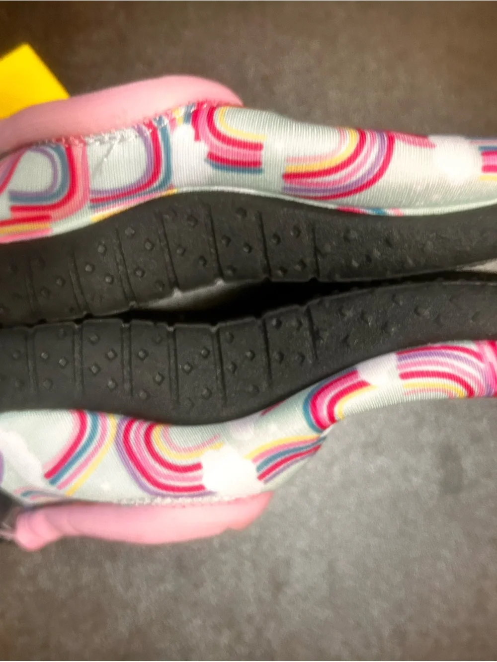 Tommy Bahama Kids Pink Rainbow Print Water Shoes